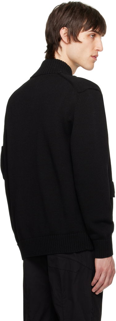 Sweater C.P. Company C.P. Company Knit Lens Cardigan Svart | 18CMKN078A-110058A, 2