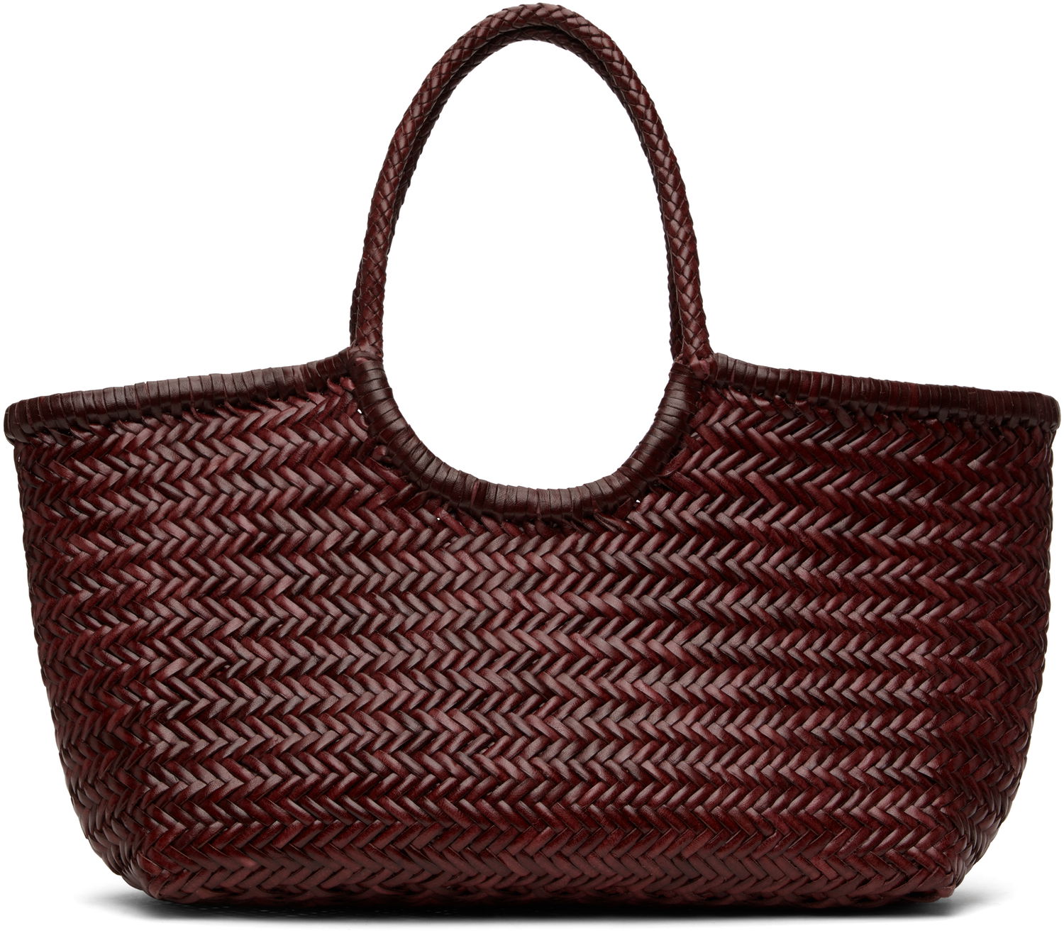 Tygpåse Dragon Diffusion Dragon Diffusion Nantucket Big Woven Tote Bag Bourgogne | 8822, 0