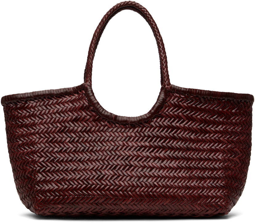 Tygpåse Dragon Diffusion Dragon Diffusion Nantucket Big Woven Tote Bag Bourgogne | 8822