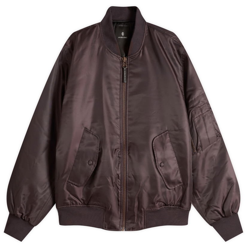 Bomberjacka Anine Bing Anine Bing Leon Bomber Jacket, Size X-Small Brun | A-01-11853-BWN34