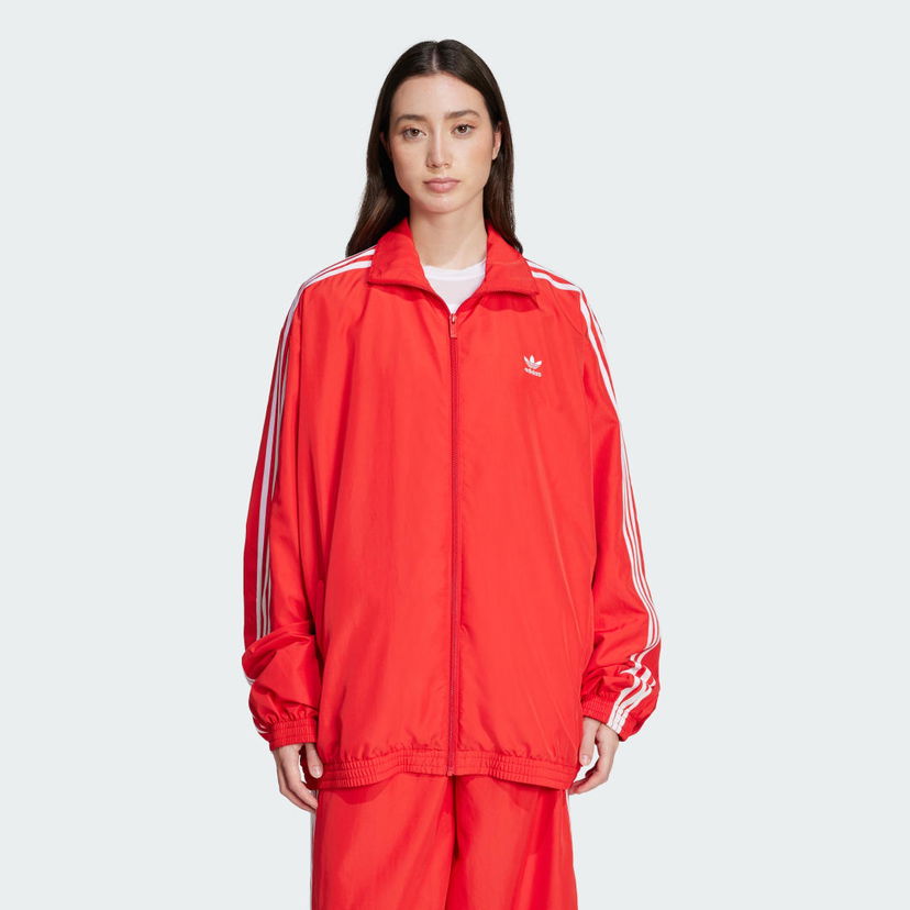Vindjacka adidas Performance Adilenium Season 3 Oversized Track Jacket Röd | JD3393