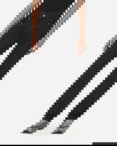 Jeans Pleasures Bling 5 Pocket Denim Pants Svart | P22W033 BLACK, 4