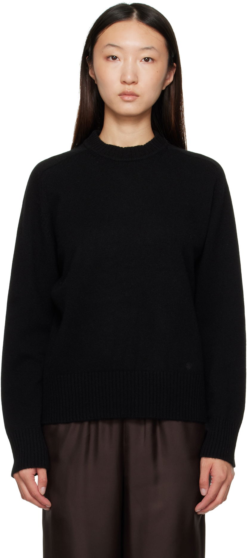 Sweater Loulou de Saison Loulou de Saison Baltra Cashmere Sweater Svart | BALTRA LDS