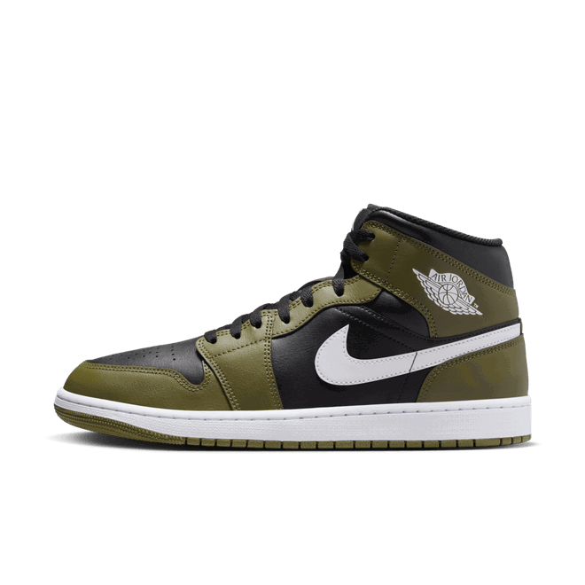 Sneakers och skor Jordan Air Jordan 1 Mid "Medium Olive" Grön | DQ8426-092