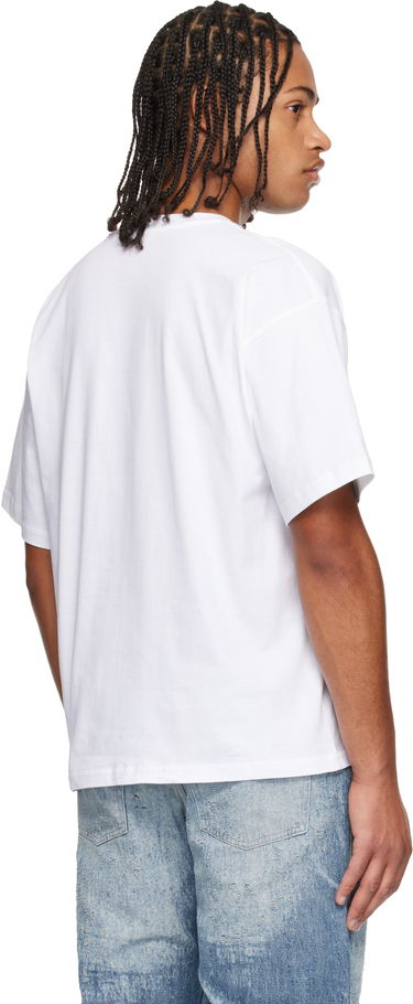 T-shirt Diesel Shark Mouth Graphic T-shirt Vit | A19617-0PLAT-100, 2