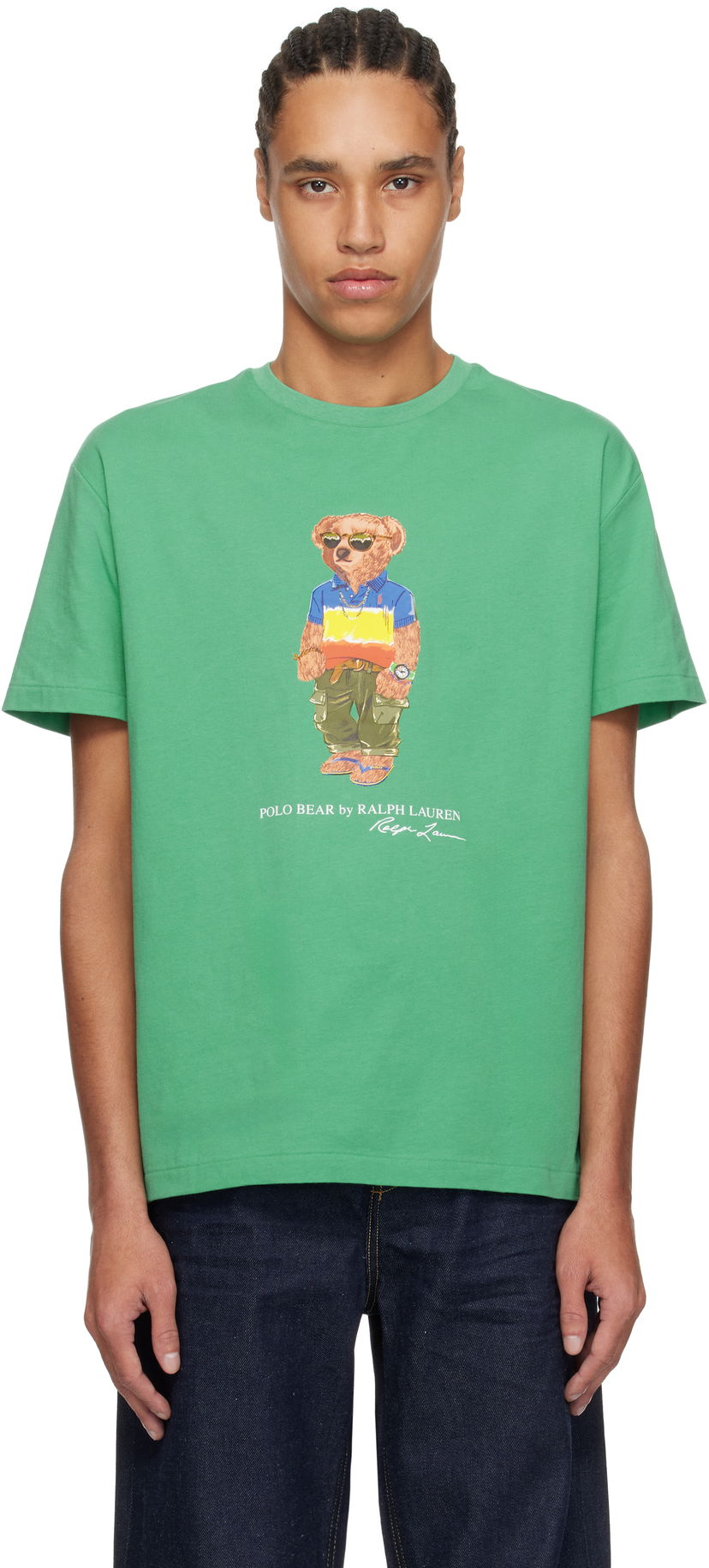 T-shirt Polo by Ralph Lauren Polo Ralph Lauren Classic Fit Polo Bear T-Shirt Grön | 710973142001