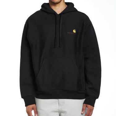 Sweatshirt Carhartt WIP Hooded American Script Svart | I028279.89.XX, 2