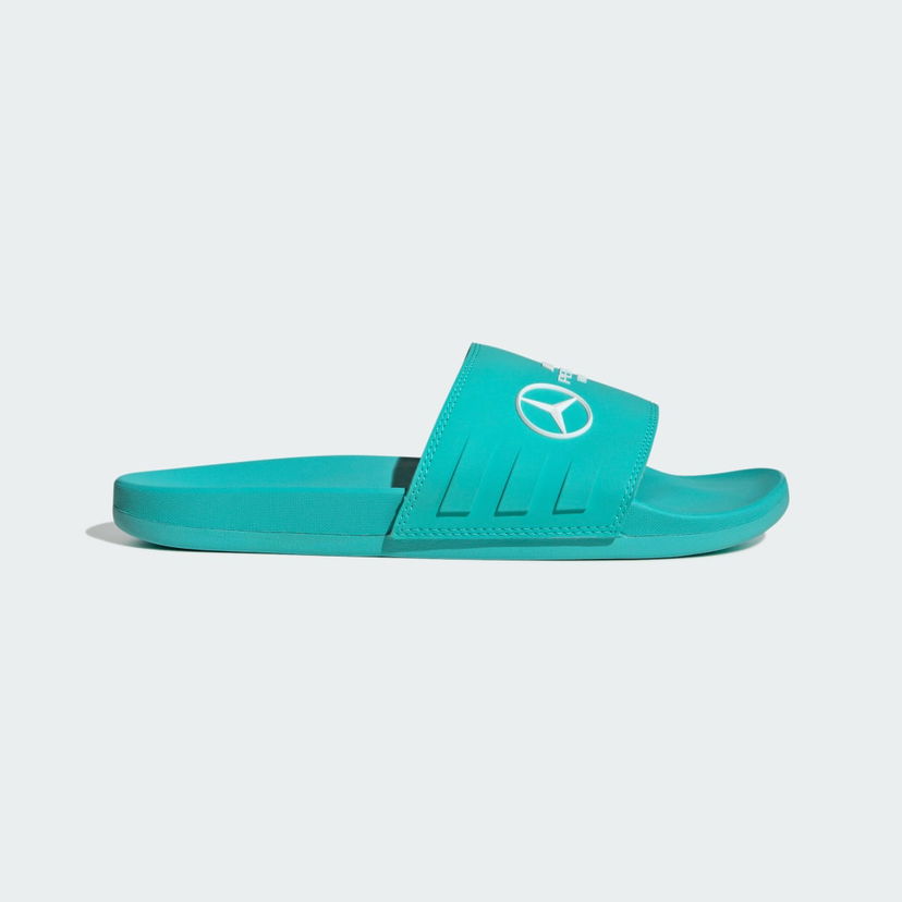 Sneakers och skor adidas Originals Mercedes - AMG Petronas Formula One Team Adilette Comfort Slides Turkos | JR1071