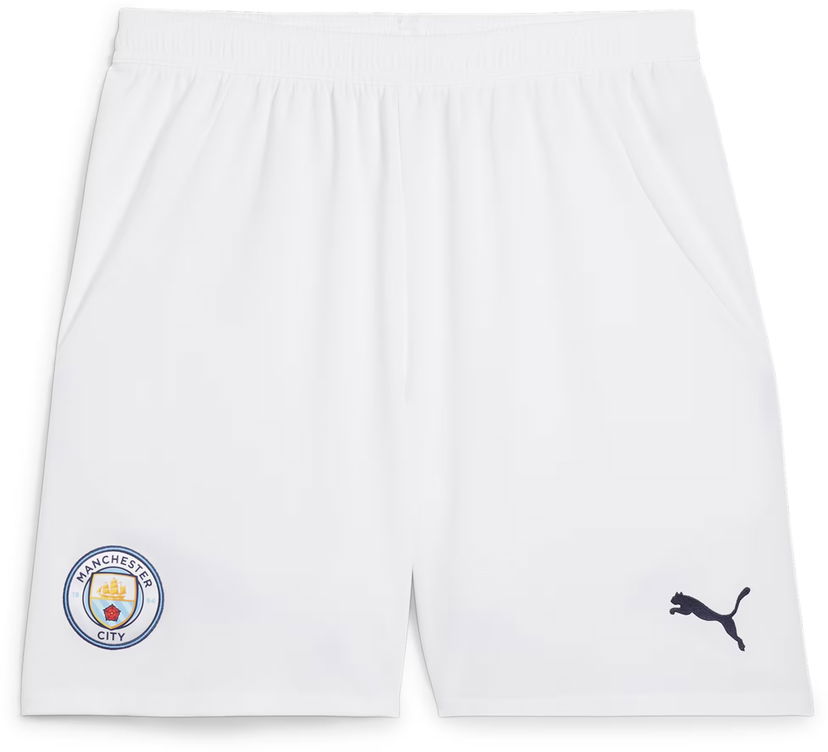 Shorts Puma Manchester City FC Home Shorts Replica 2024/25 Vit | 775114-05