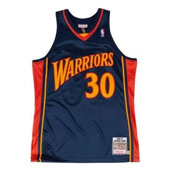 Jersey Mitchell & Ness Mitchell & Ness Warriors Basketball Jersey Blå | 7226-310-09SCURR