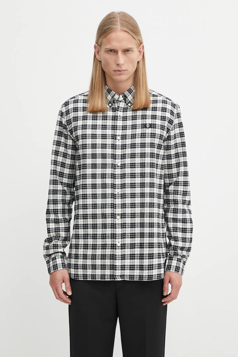 Skjorta Fred Perry Fred Perry Button-Down Regular Fit Shirt Flerfärgad | M1743