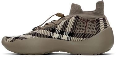 Kläder Burberry Burberry Check Knit Neptune Brun | 8101906, 2