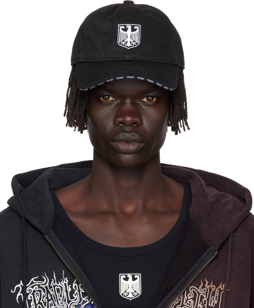 Keps VETEMENTS Vetements Polizei Logo Cap Svart | UH76CA300BW