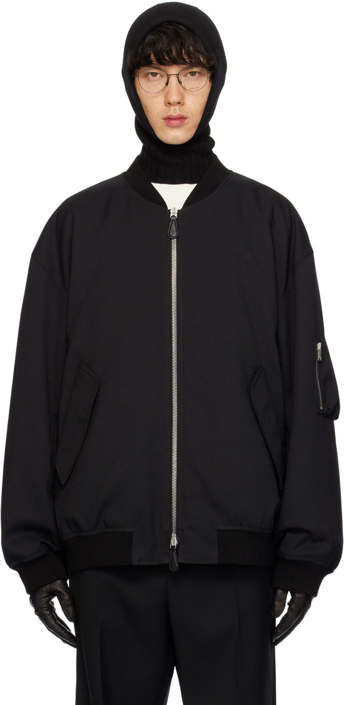 Bomberjacka Jil Sander Padded Bomber Jacket Svart | J22BN0184_J70001, 0