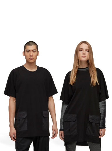 T-shirt Y-3 Crepe Jersey Pocket Tee Svart | H63071