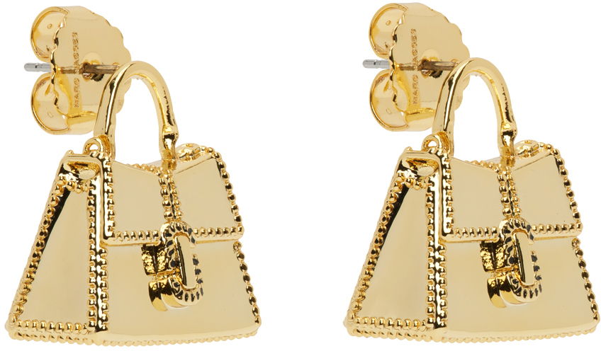 Örhängen Marc Jacobs Marc Jacobs 'The St. Marc' Handbag Earrings Metallisk | 2R3JER001J84, 1