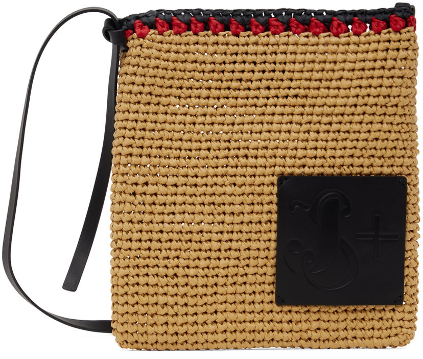 Axelväska Jil Sander Crochet Crossbody Bag Beige | J42WG0018_P6667