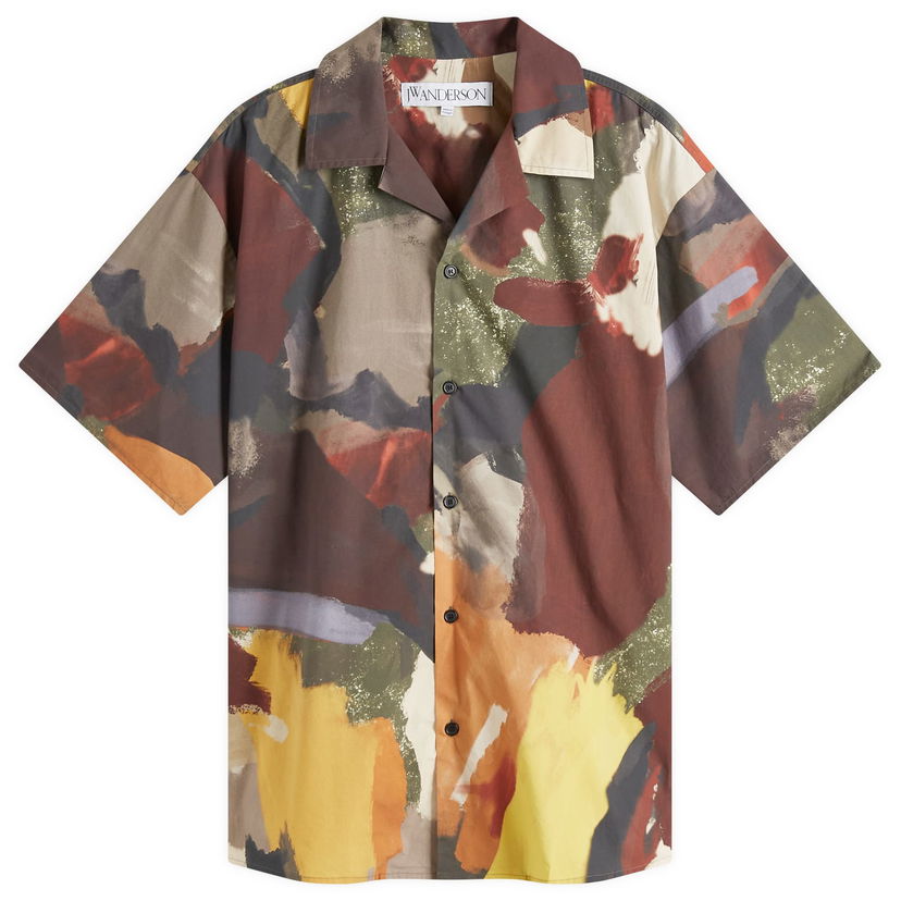 Skjorta JW Anderson JW Anderson Printed Camp Collar Shirt Flerfärgad | SH0349-PG1728-595