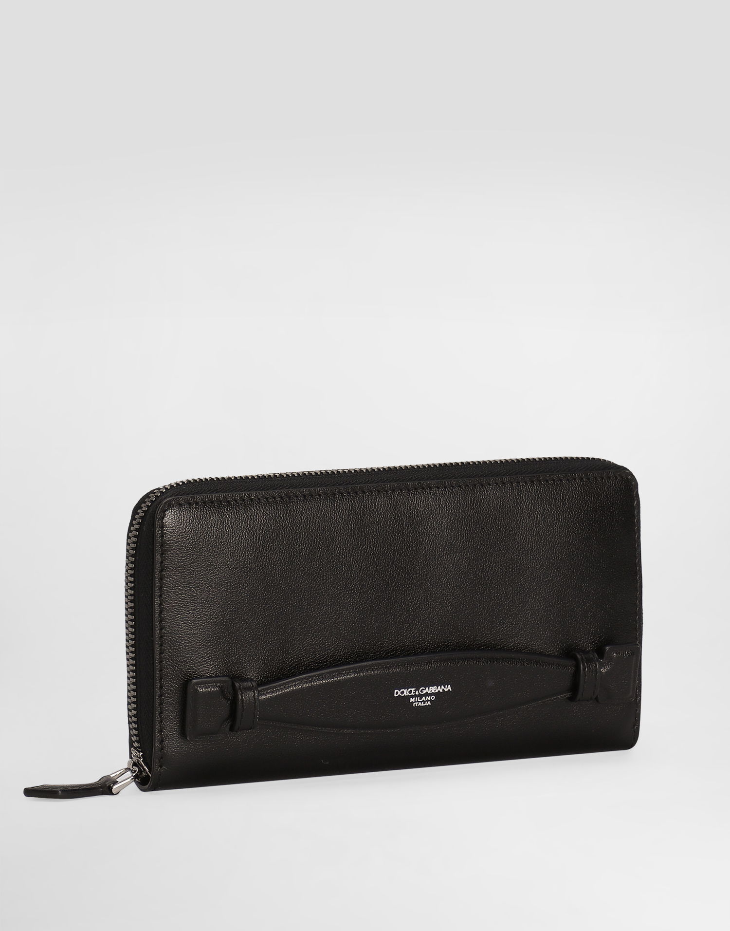 Plånbok Dolce & Gabbana Dolce & Gabbana Calfskin Zip-Around Wallet Svart | BP1672AV95680999, 1