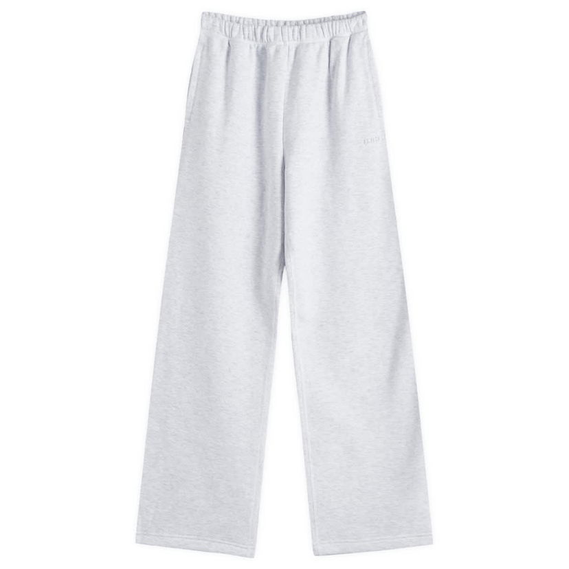 Träningsbyxor SKIMS SKIMS Cotton Fleece Classic Straight Leg Pant Grå | ST-PNT-8385W-LHG