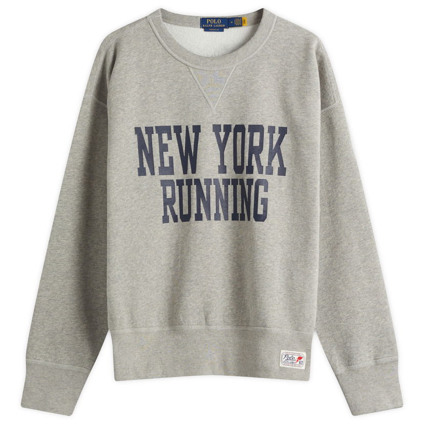 Sweater Polo by Ralph Lauren Ralph Lauren NYC Run Club Sweatshirt Grå | 710964987001