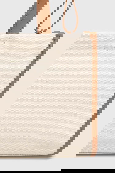 Tygpåse Lacoste Lacoste Small Tote Bag Vit | NF4641TD, 2