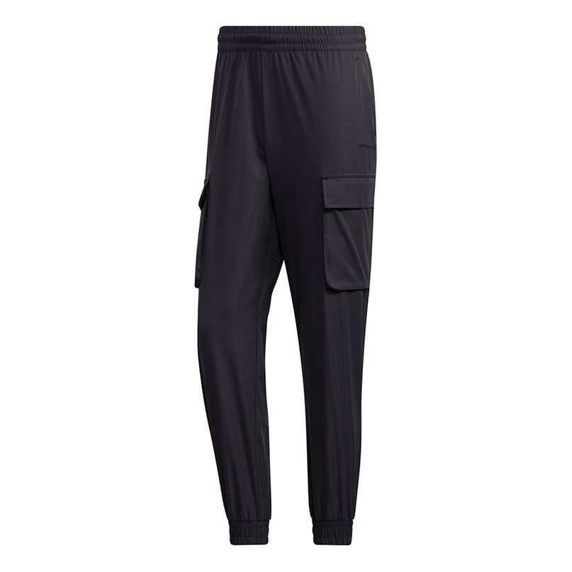Cargo byxor adidas Originals Neo Side Pocket Cargo Sweatpants Svart | GM2279