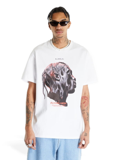 T-shirt Urban Classics Flying High Oversize Tee Vit | MT1981-00220