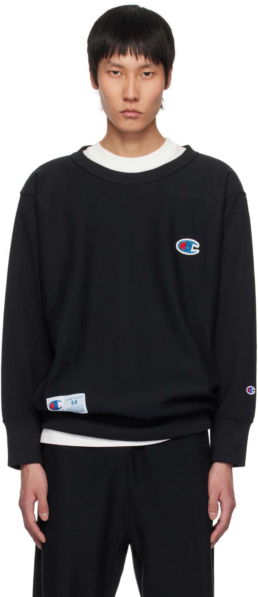 Sweater UNDERCOVER Champion Edition Sweatshirt by Undercover Svart | UC1E4809-1