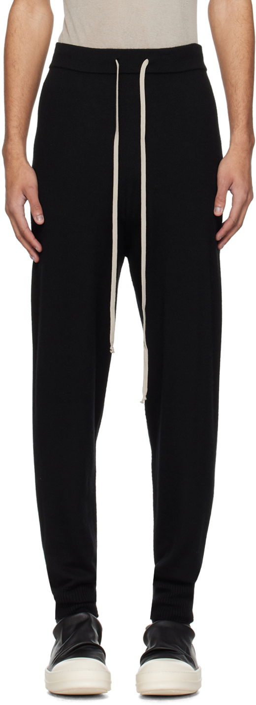 Träningsbyxor Rick Owens Drawstring Sweatpants Svart | RU01D3653 WS