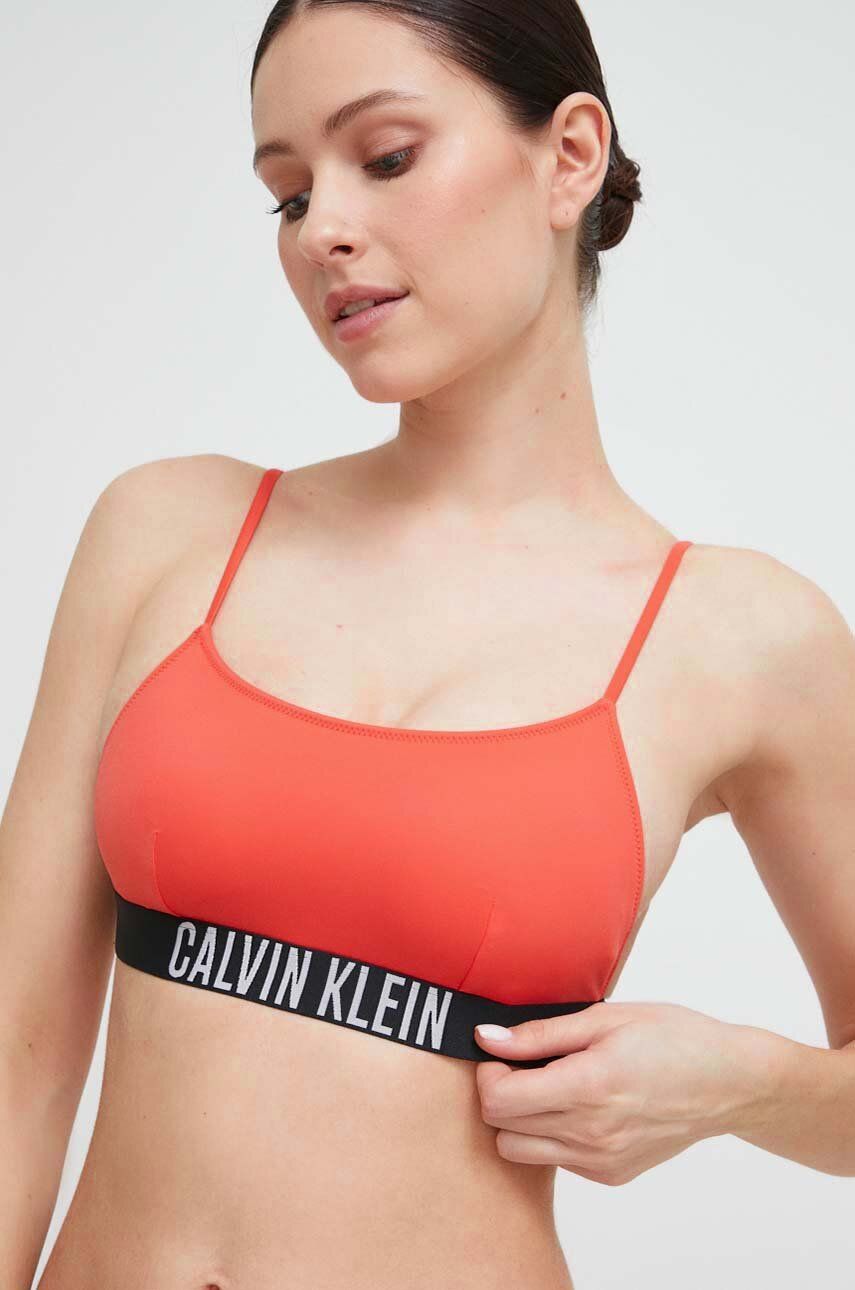 Badkläder CALVIN KLEIN Bikini Top Orange | KW0KW01965, 0
