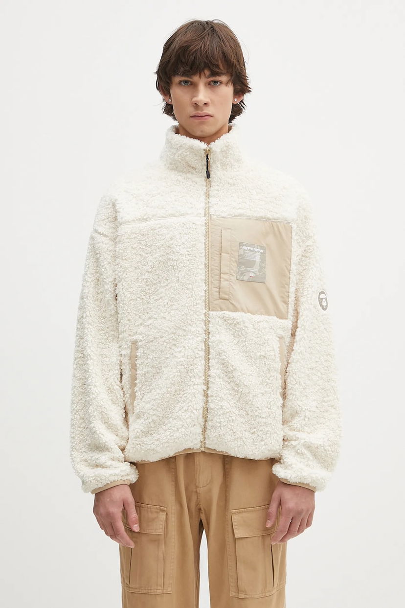 Jacka AAPE by A Bathing Ape AAPE Now Zip Up Jacket Vit | AAPSWMB331XXN