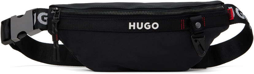 Midjeväska BOSS Contrast Logo Belt Bag Svart | 50536023