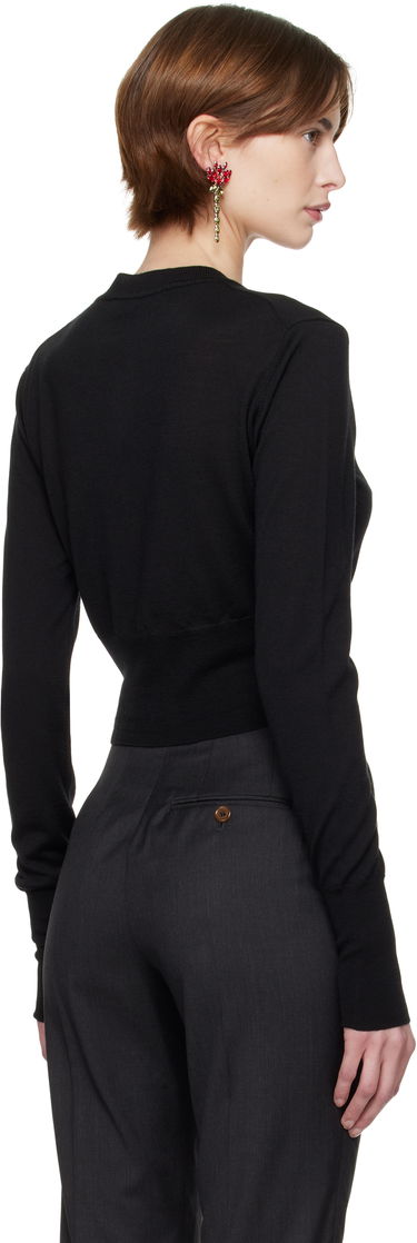 Sweater Vivienne Westwood Vivienne Westwood Bea Cropped Cardigan Svart | 1803002U-Y001A-, 2