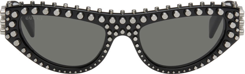 Solglasögon Gucci Gucci Cat-Eye Studded Sunglasses Svart | GG1919S-005