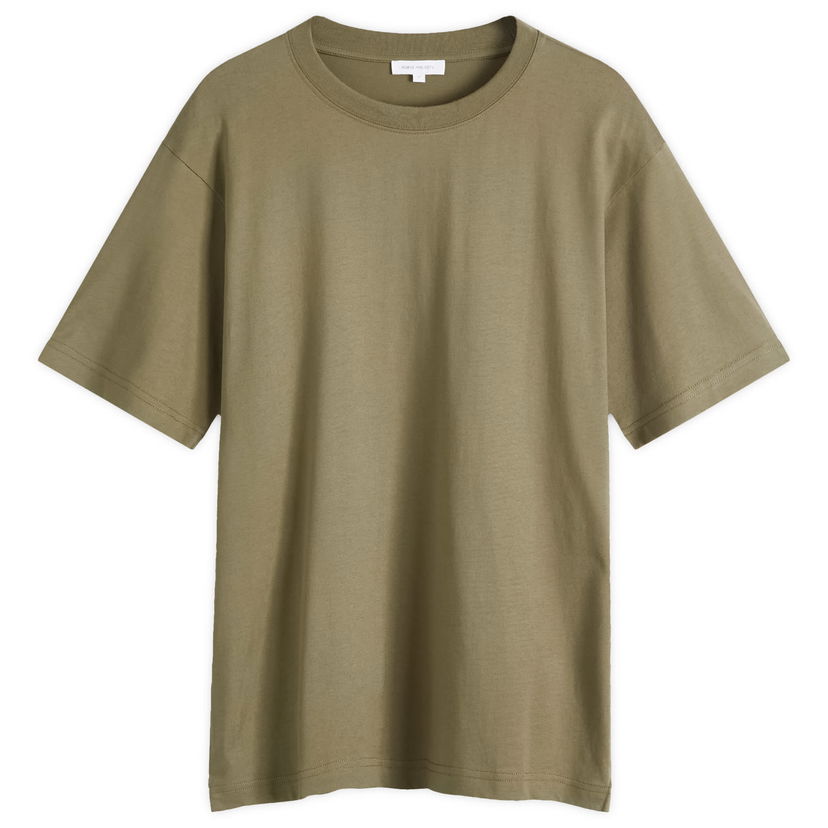 T-shirt NORSE PROJECTS Standard T-Shirt Sediment Green Grön | N01-0670-8076