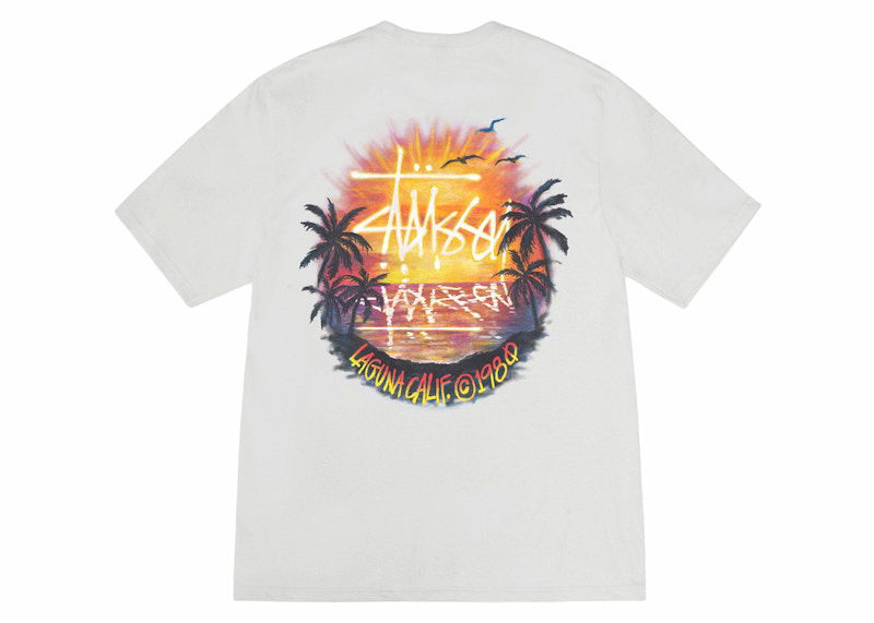 T-shirt Stüssy Sunset Graphic T-Shirt Svart | 1905062, 1