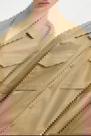 Skjorta Helmut Lang Helmut Lang Boxy Field Shirt Beige | P01HM504, 3