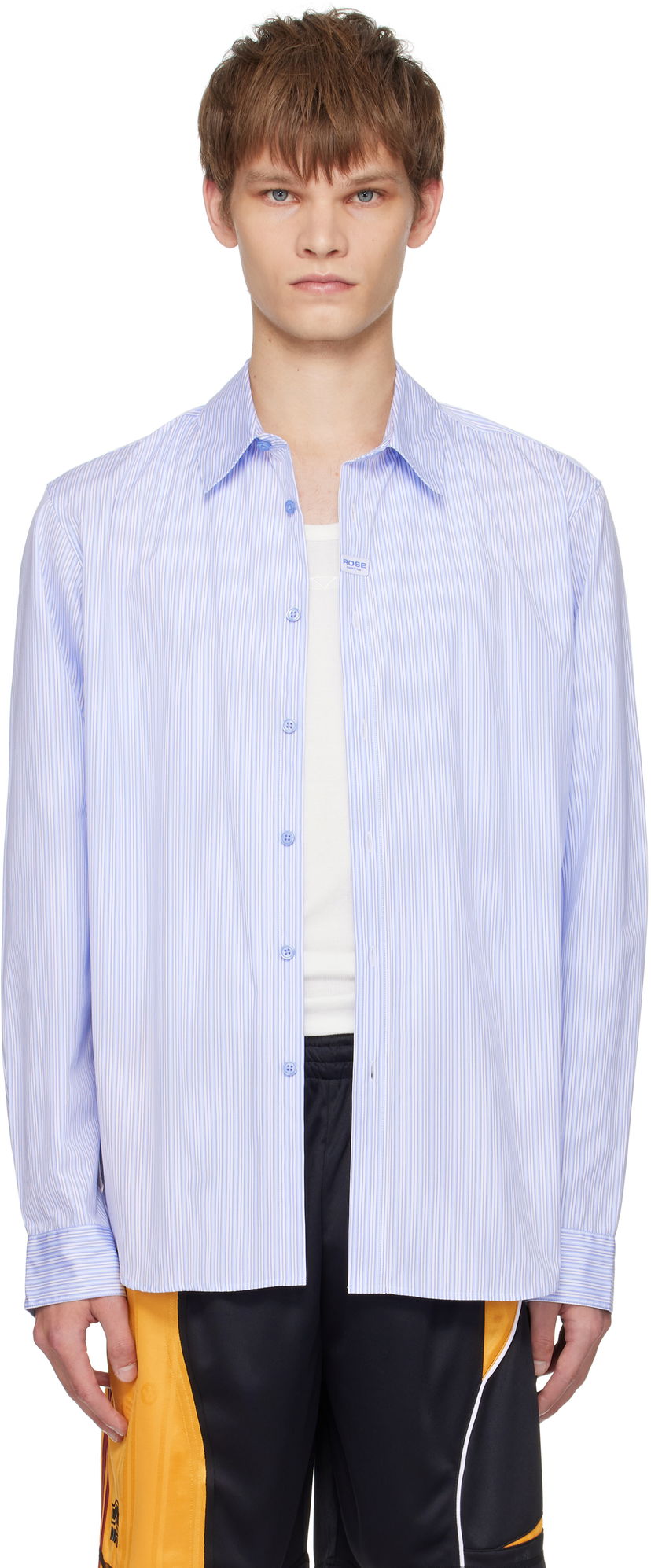 Skjorta Martine Rose Martine Rose Classic Striped Shirt Blå | 401WS18531