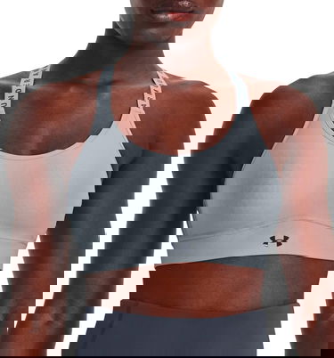 Behå Under Armour Infinity Mid Covered Sports Bra Grå | 1363353-465, 0