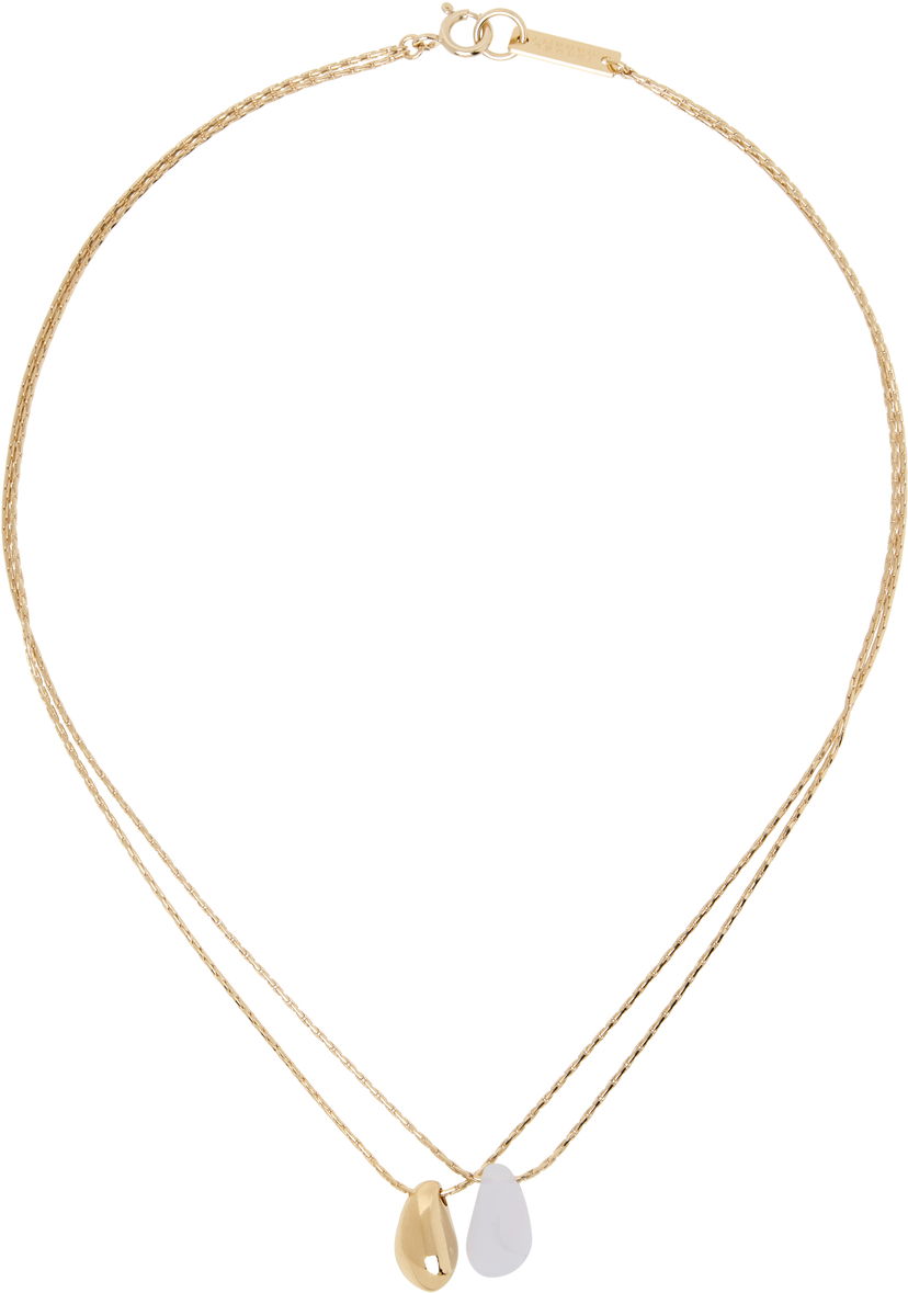 Halsband ISABEL MARANT Isabel Marant Imala Double-Strand Pendant Necklace Metallisk | RC0061FA-C1B21B