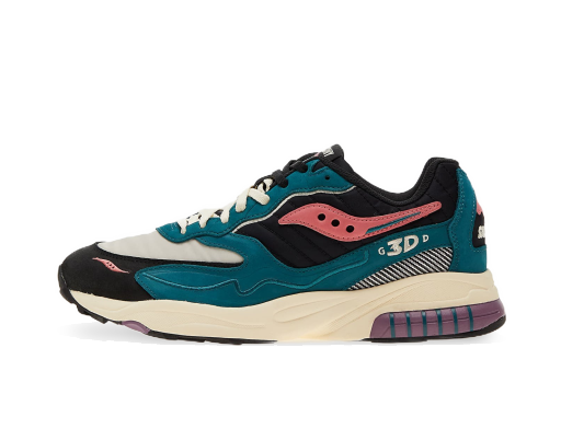 Sneakers och skor Saucony 3D Grid Hurricane Green/ Black Grön | S70784-2