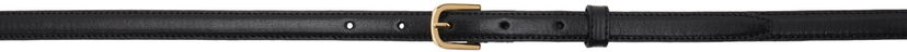 Bälten TOTEME TOTEME Thin Leather Trouser Belt Svart | 244-WAM877-LE0025