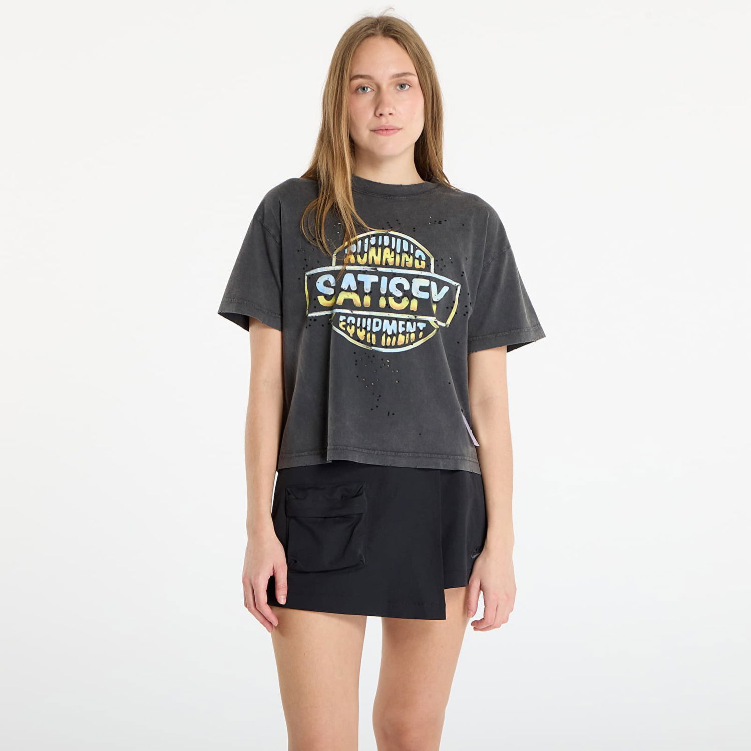 T-shirt Satisfy MothTech T-Shirt Grå | 21002-AB-EST1, 1