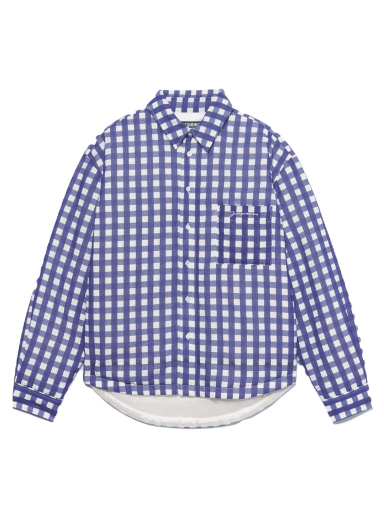 Skjorta Jacquemus La Chemise Boulanger Puffed Overshirt Mörkblå | 216SH104-1005 3AP