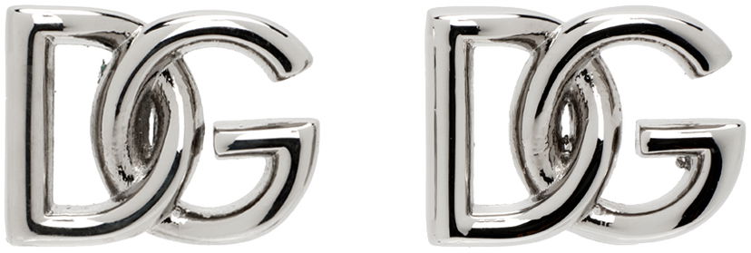 Örhängen Dolce & Gabbana Silver 'DG' Earrings Metallisk | WEP5L2W1111