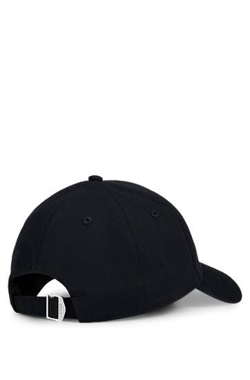 Keps BOSS Twill Cap with Embroidered Monogram Svart | 50533299, 1