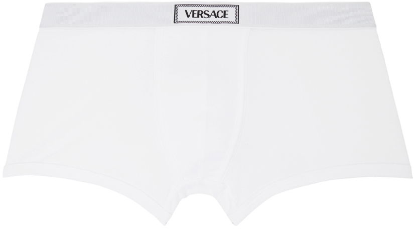 Boxare Versace 90s Boxers Vit | 1014037 1A09410