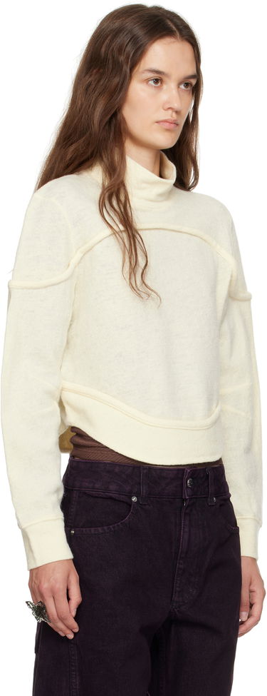 Sweater Eckhaus Latta Eckhaus Latta Pallas Turtleneck Vit | 1404-EL-PF25-M -, 1