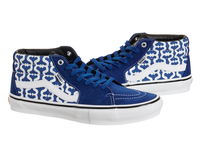 Skate Grosso Mid Supreme Monogram S Logo Royal